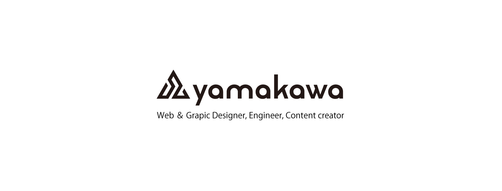 ヤマカワサトシ ポートフォリオサイト ロゴ画像